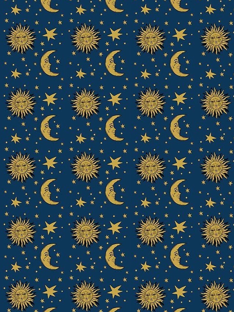 celestial sun moon and stars 90's whimsygoth by BrontesWhimsyStore