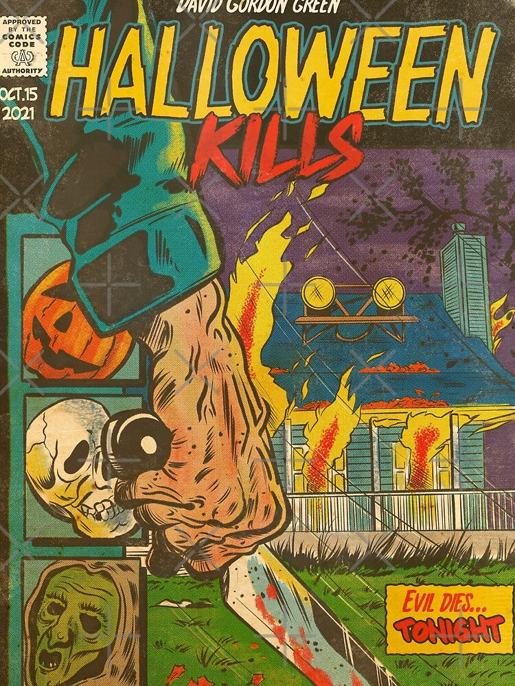 Halloween Movie Parody vintage EcComics Style by Nache Ramos