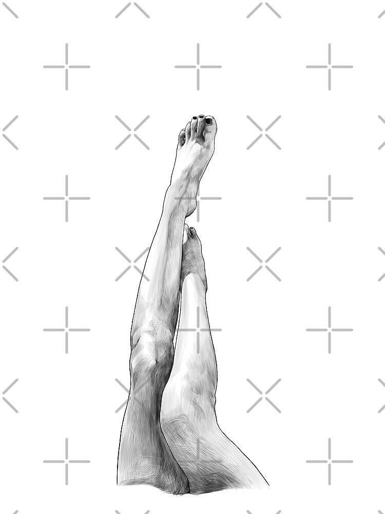 Long Legs Woman Girl Sexy Feet by dk-design85