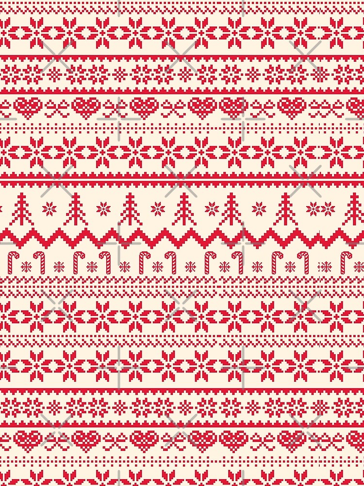 Knitted Christmas Pattern by KandMe