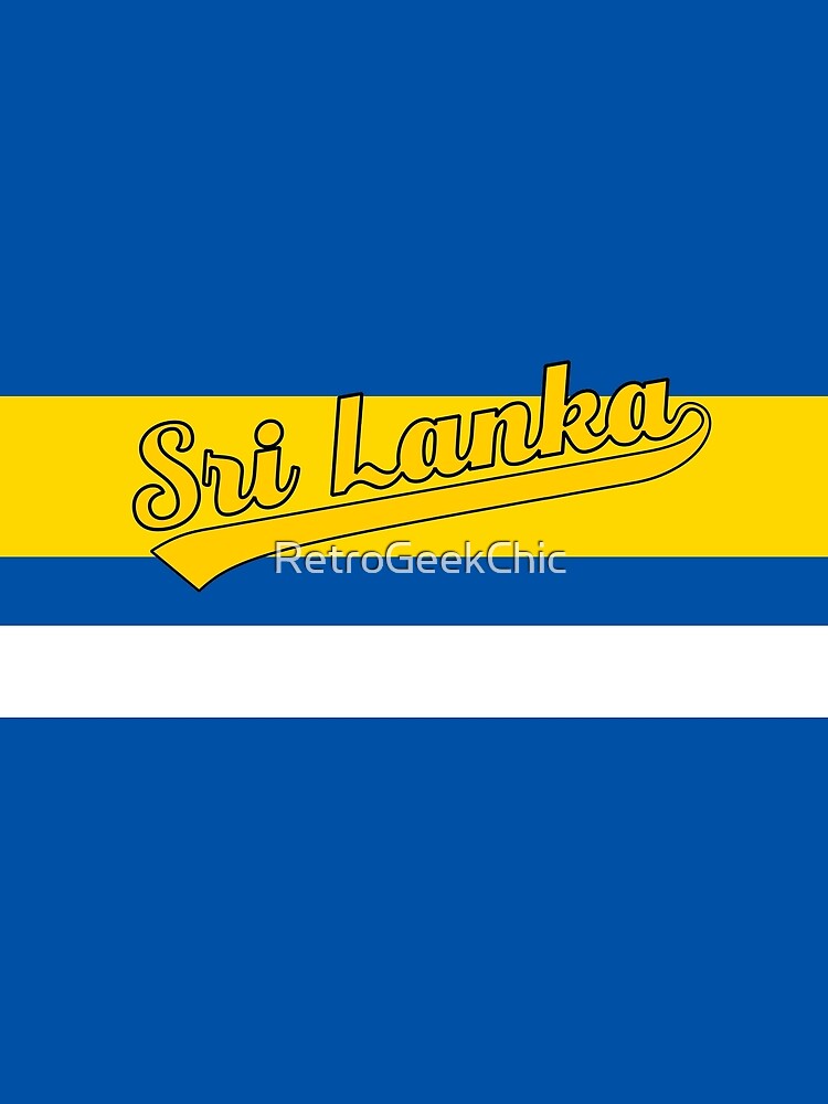 SRI LANKA WORLD SERIES CRICKET EARLY 90s RETRO ODI KIT by RetroGeekChic