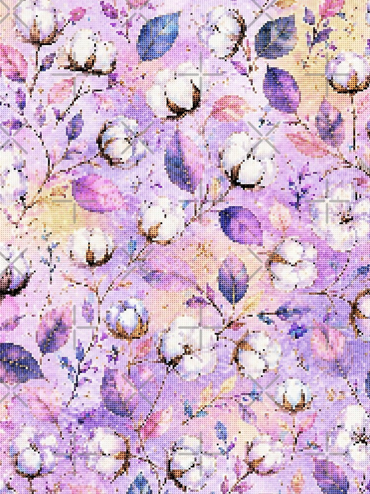 Pastel Cotton Flower Blossom by A-C-G