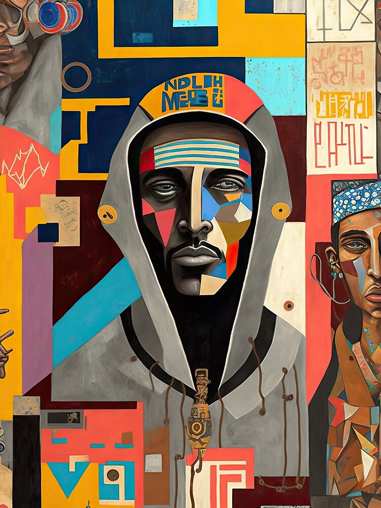 Hip Hop Mosaic 04 by inoculum-art