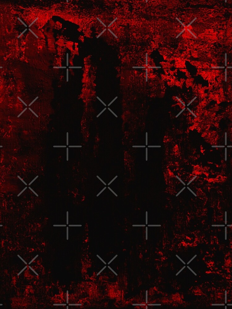 Creative bloody dark red Halloween art by ArtistSunny
