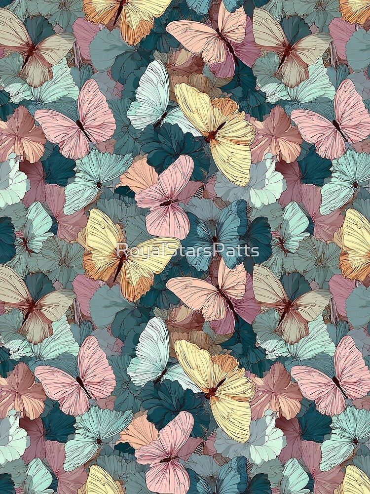 Unique Hunting Butterfly Camouflage Style  - Birthday Gifts For Her by RoyalStarsPatts