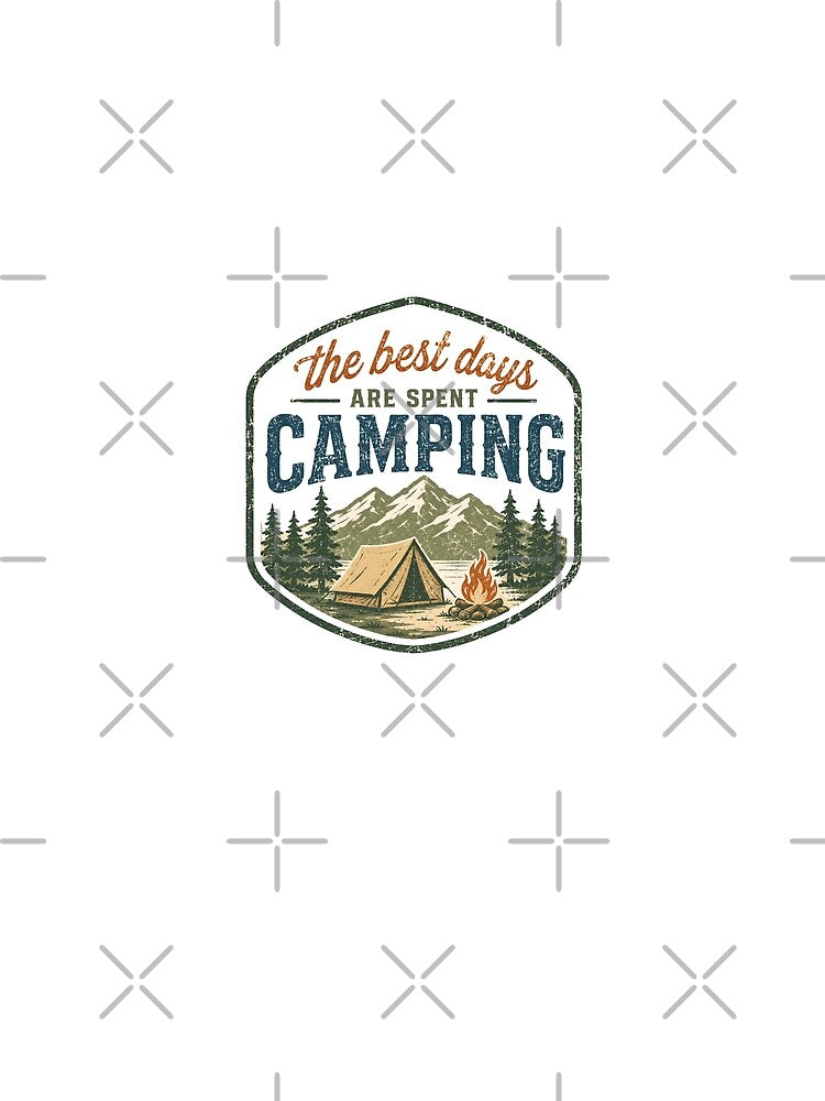 The Best Days Are Spent Camping by DemureArtsy