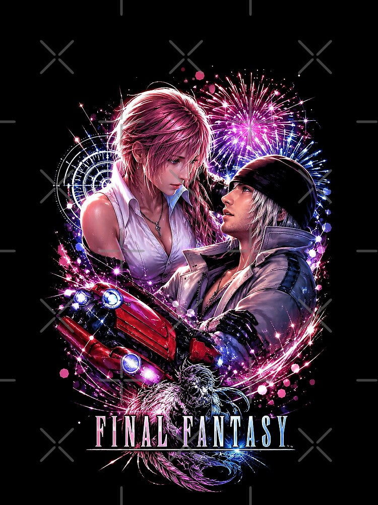 Final Fantasy XIII Snow Villiers and Serah Farron by thedarkfantasy