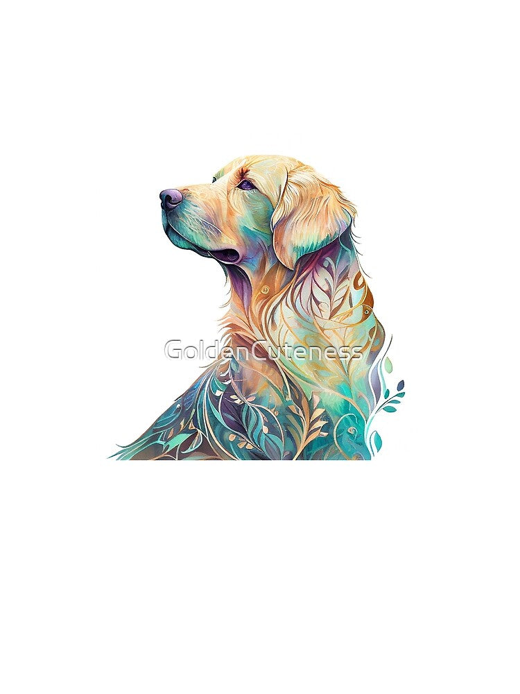 Golden Retriever in a Garden by GoldenCuteness