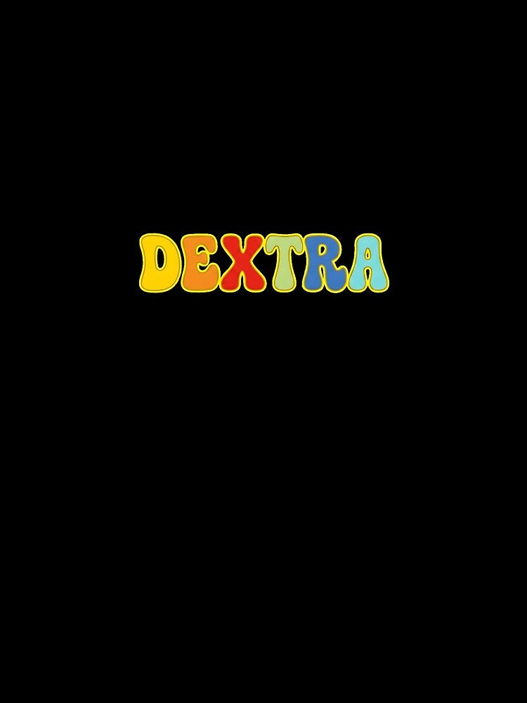 ❤️ Dextra Personalized Name Wavy Retro Shirt, Coffee Mug, Sticker Gift by HelixPedia