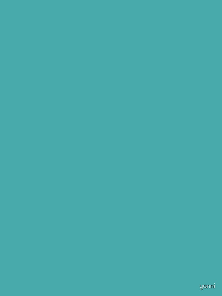 Teal Basic Solid Color by yonni