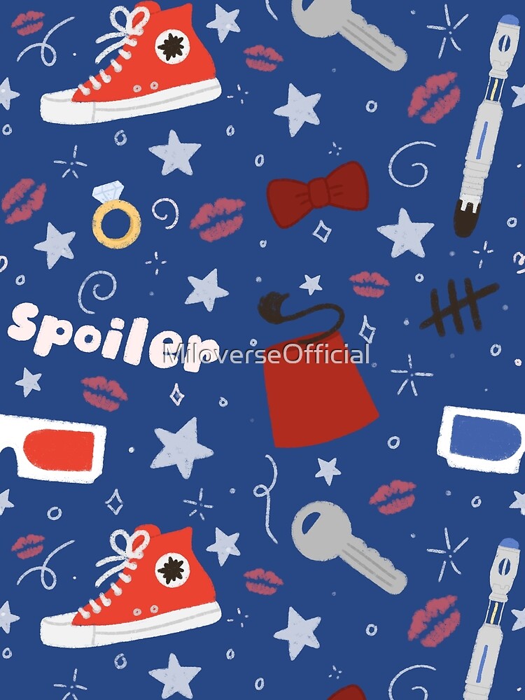 Doctor Who Inspired-Seamless Pattern by MiloverseOfficial