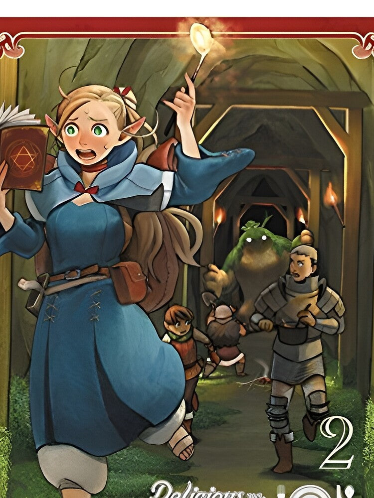 Dungeon Meshi  Delicious in Dungeon - Reading Magical spell by MalakShams