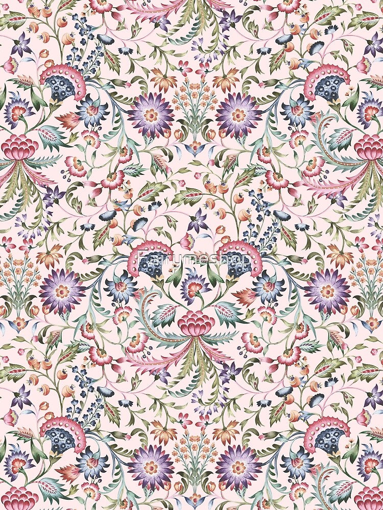 Ethnic Flowers (pink) by Fairymeshop