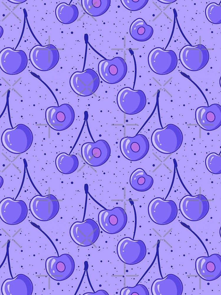 half cherry blue pattern by AsKartongs