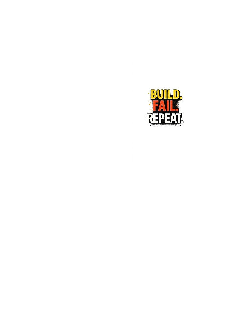 Build Fail Repeat – Hustle Motivation Quote by NexoraPrime