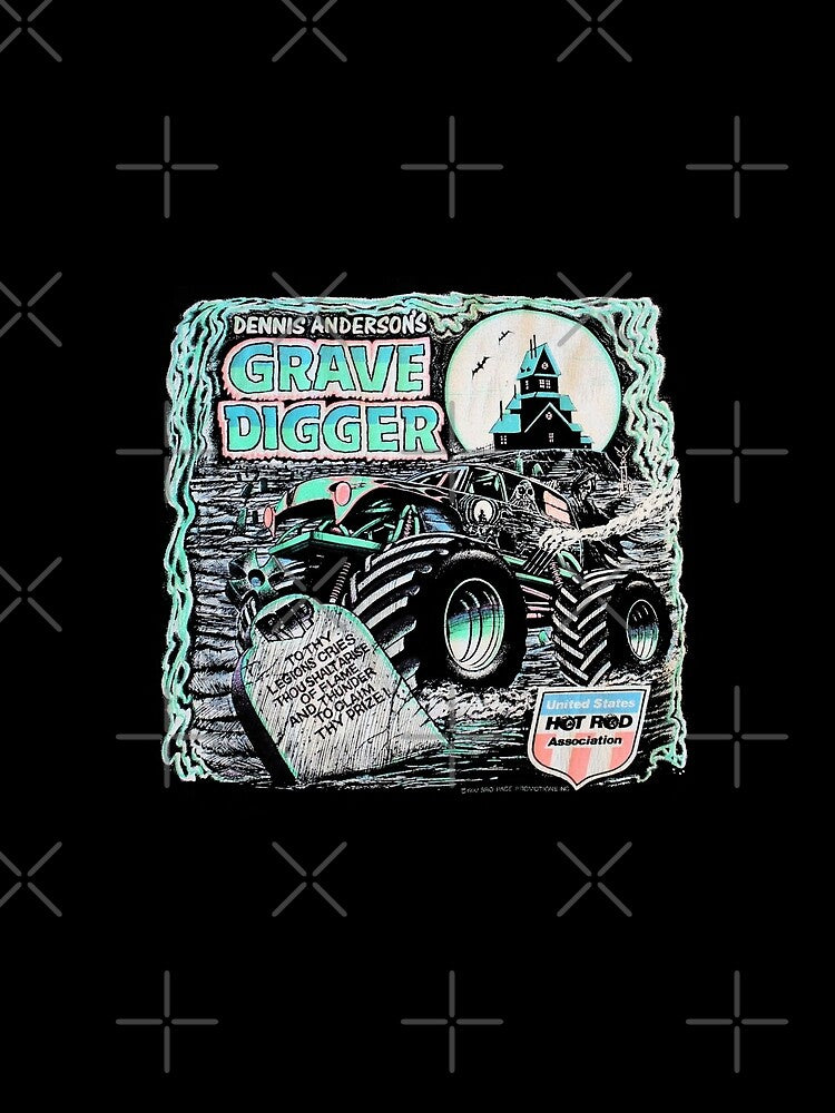 Monster Truck Grave Digger Old Design by TemperTrap