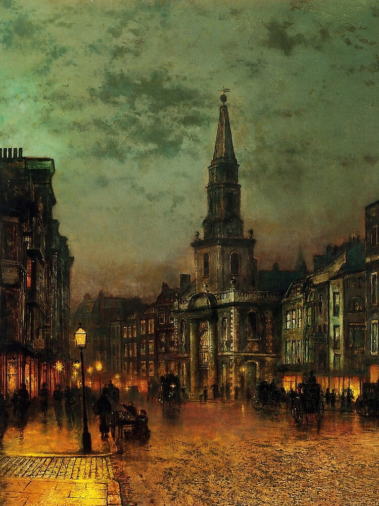 John Atkinson Grimshaw - Blackman Street, London (1885) by HistoryRestored