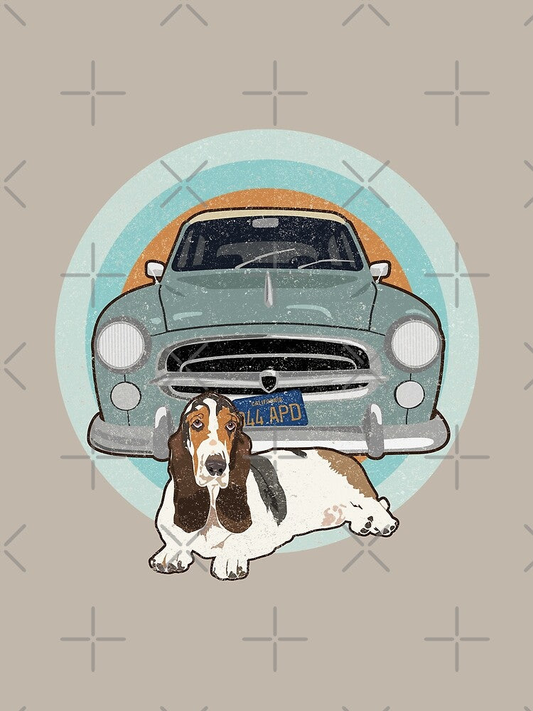 Columbo car and dog by boec gear