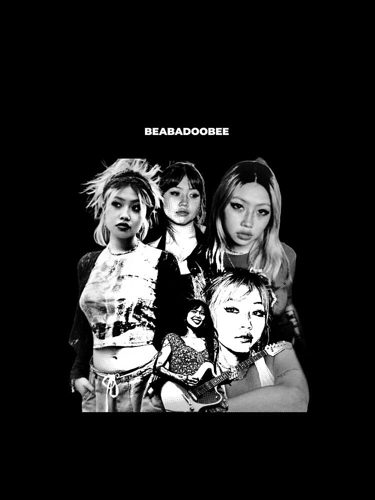 beabadoobee shirt black and white by NFSTN