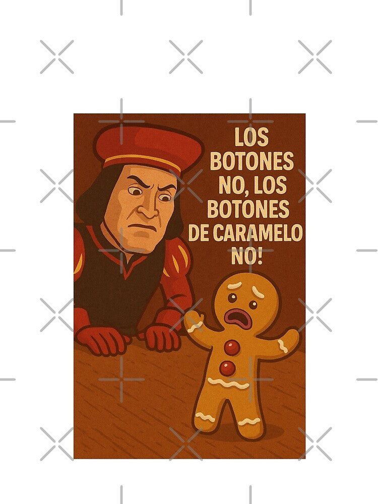 No Candy Buttons! – Classic Gingerbread Design by ElCineFriki