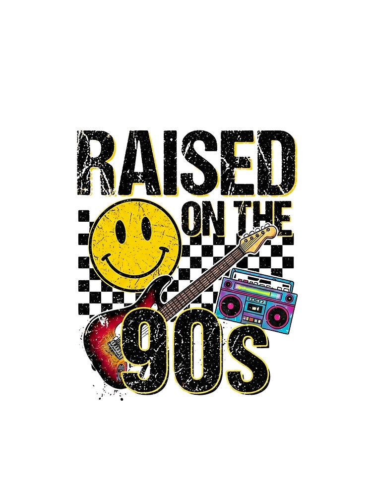 Raised on the 90s | Retro Nostalgia Gifts for Old School Lovers by BrokenLabel