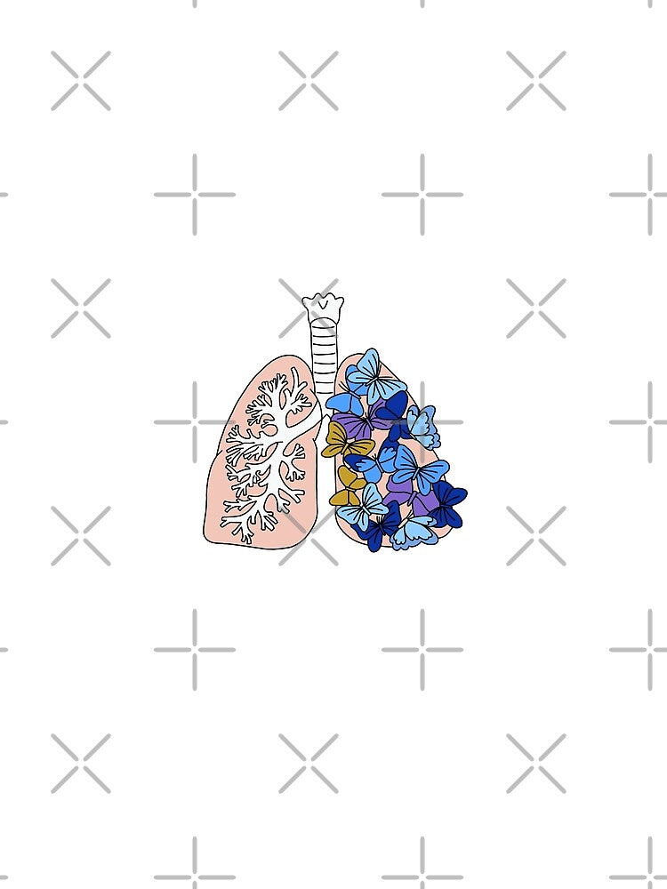 Breathe easy blue & purple by Doctor Michaela