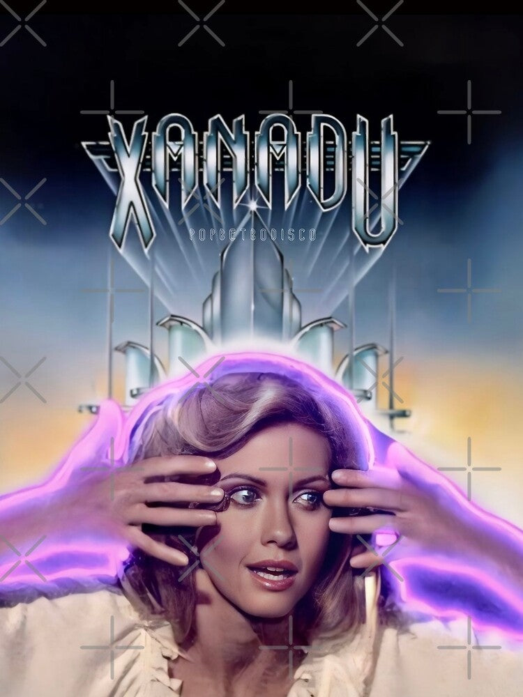 Xanadu Movie Poster Re-Imagined 4 Olivia Newton-John Designed by PopRetroDisco by popretrodisco