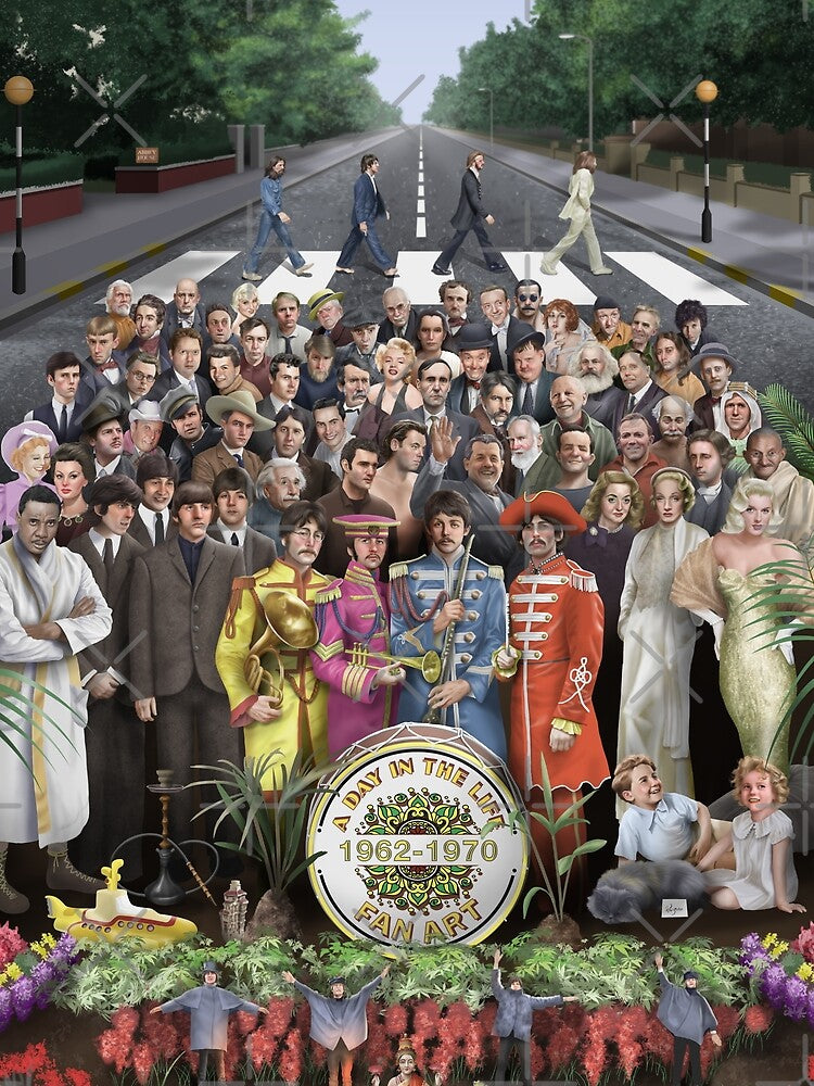 Beatles Tribute – Sgt. Pepper’s Homage Fan Art by ruizma