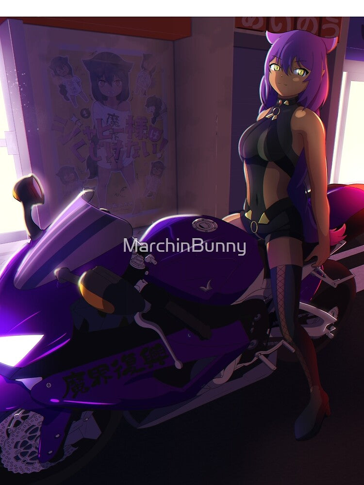 Jahy-sama - Motorcycle Fun by MarchinBunny