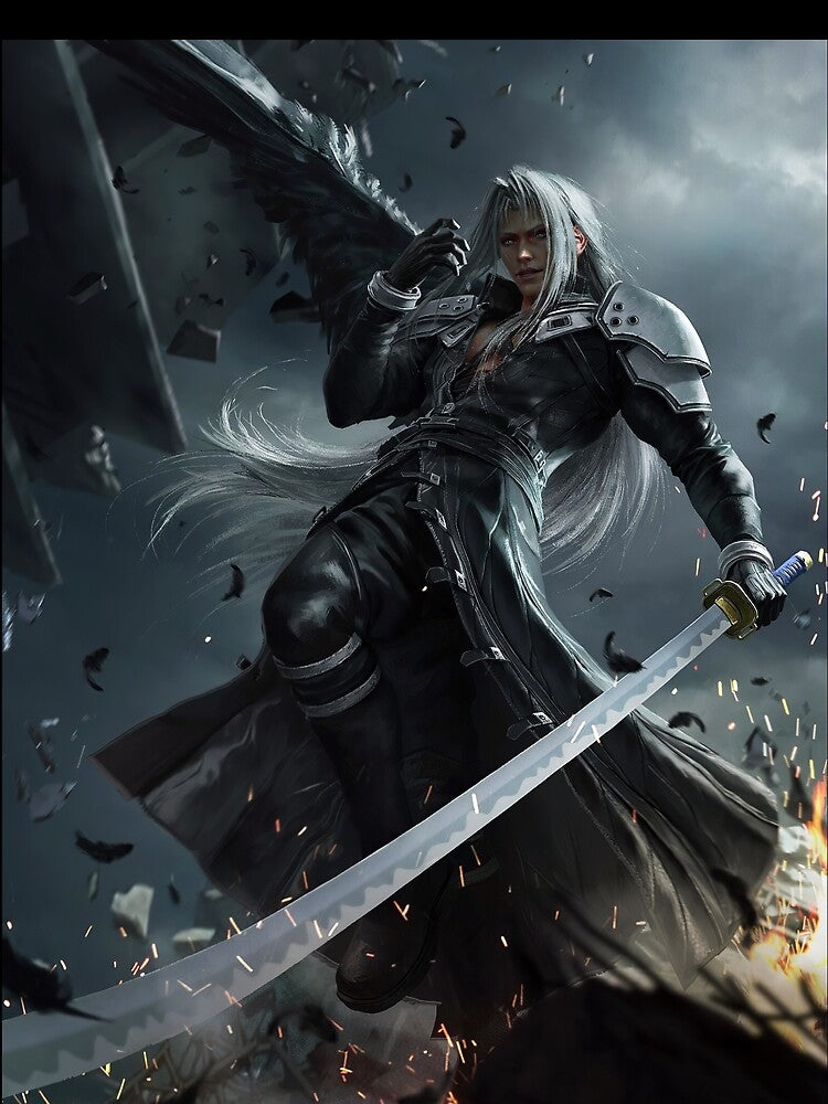 Sephiroth Fallen Angel by zippernece