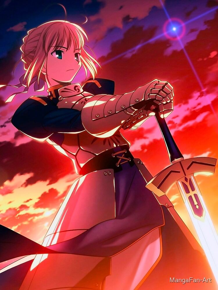 Saber Servant Sunset by MangaFan-Art