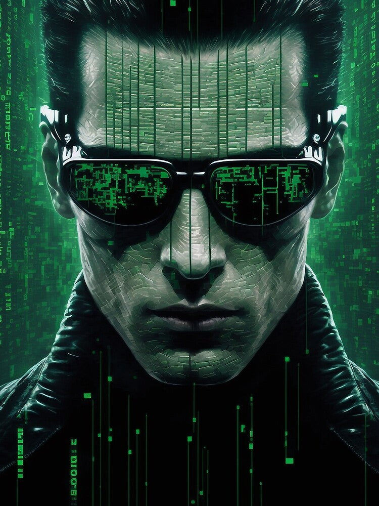 Matrix Series, Green Coded by AICreateWorlds