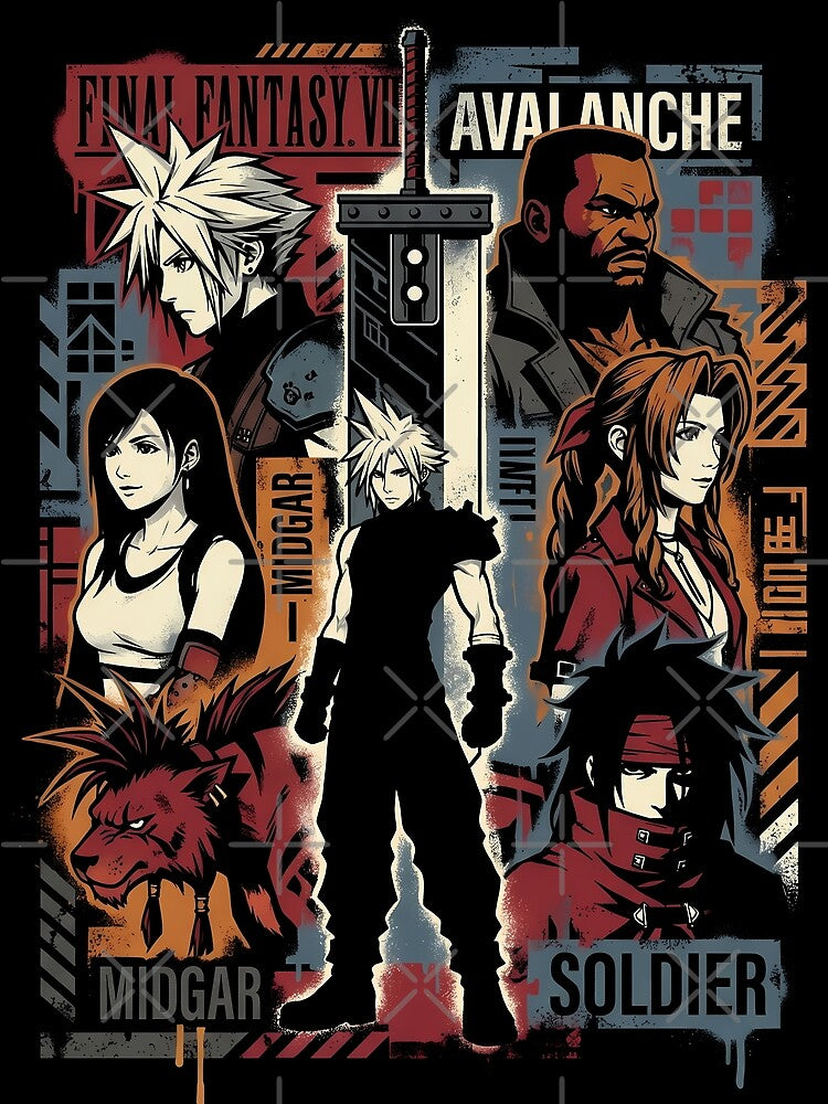 Final Fantasy VII Shinra Electric Power Company by Senpaiwaves