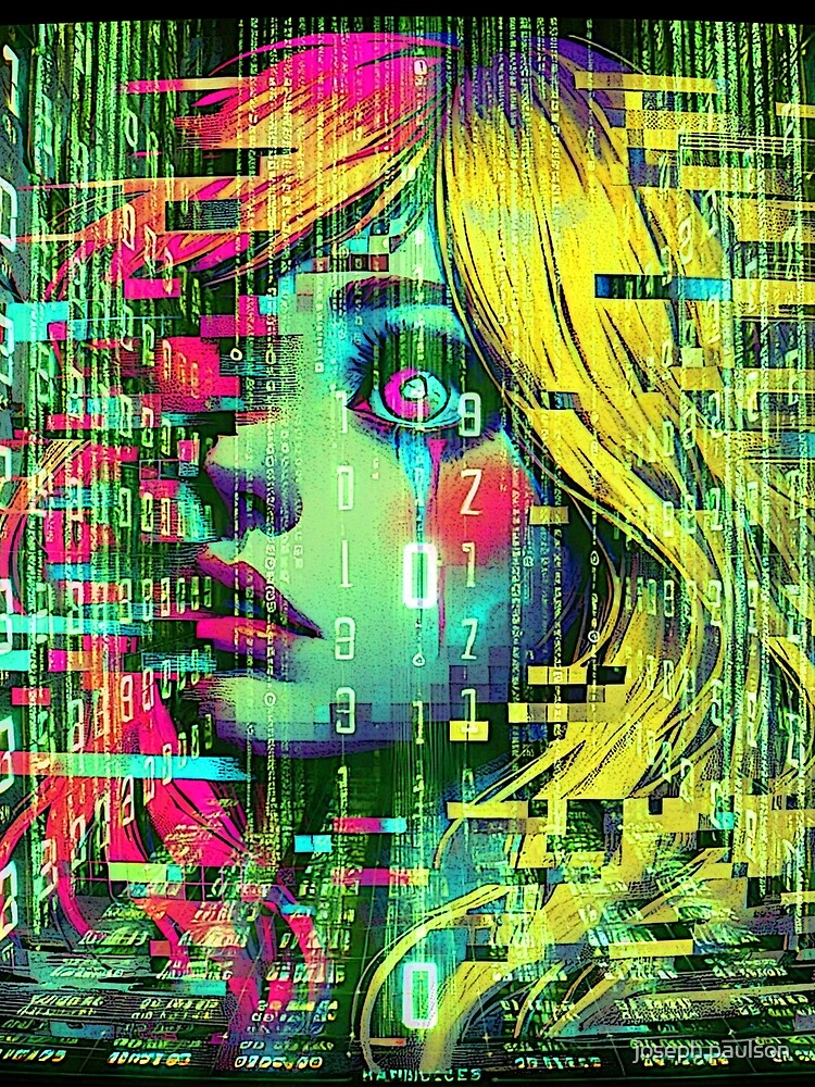 enter the matrix glitch art 2025 march 15th joseph wade paulson tileartwork by tileartwork