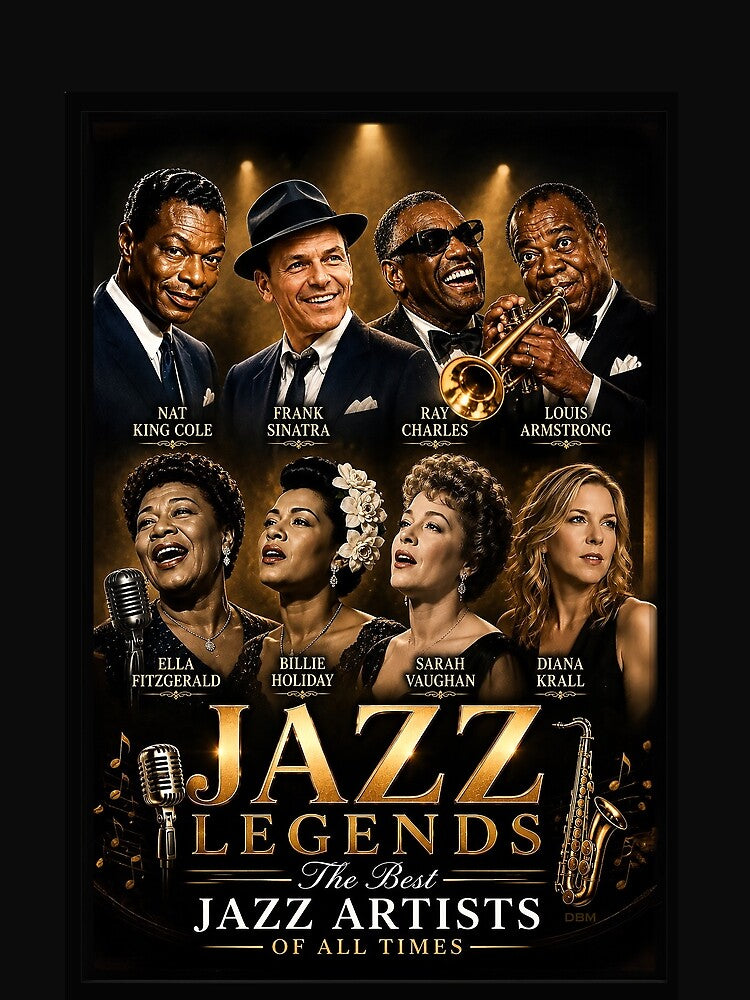 JAZZ 8 Great Artists - 8 Great Legends by DBM Photo Art 1