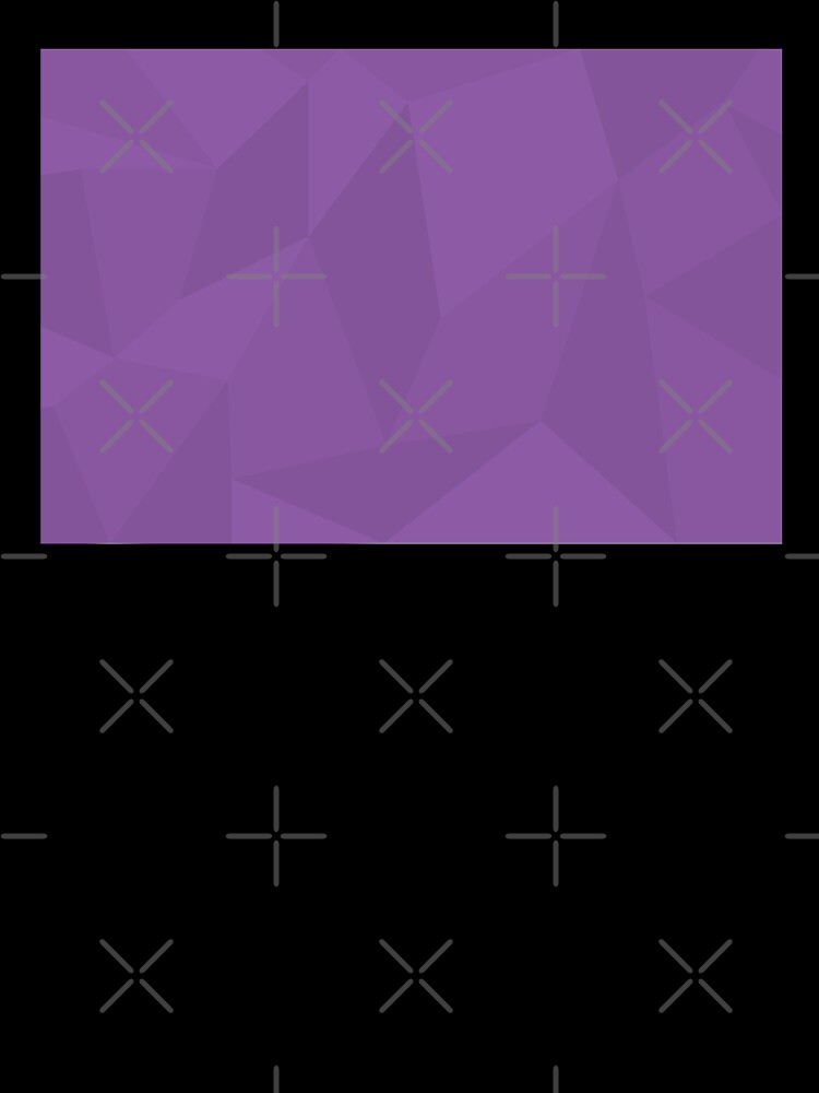 Purple, modern, trendy, urban abstract illustration art of geometric shapes by theendup