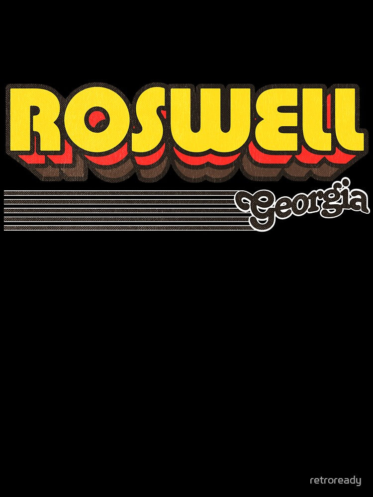 Roswell, Georgia | Retro Stripes by retroready