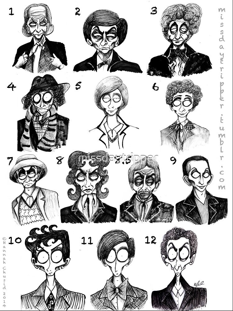 All of the Doctors by missdaytripper