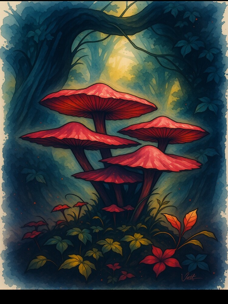 Woodland Mushroom Wonders by The Rogue Mark
