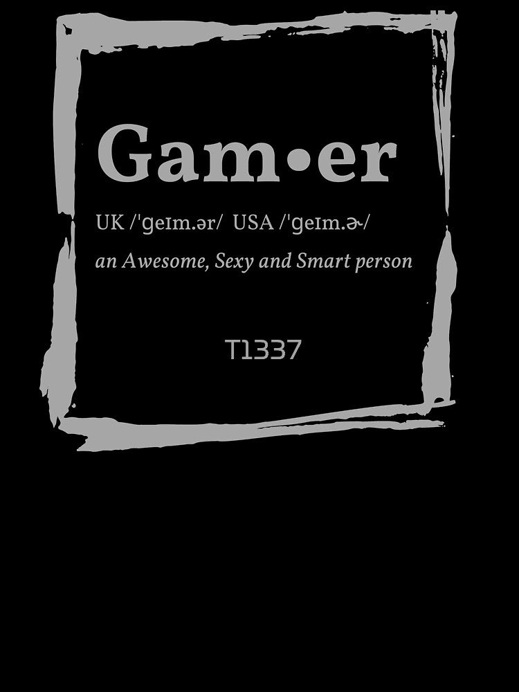 Gamer Dictionary Definition Square by T1337
