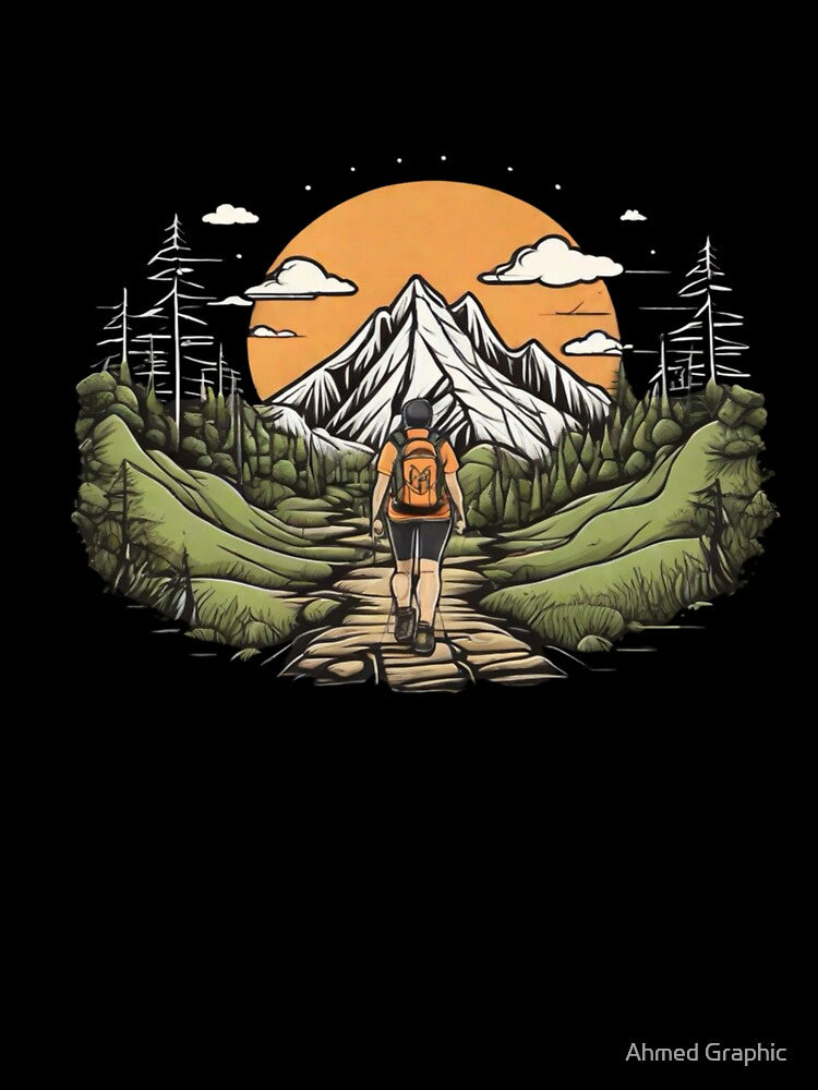 im hiking by Ahmed Graphic