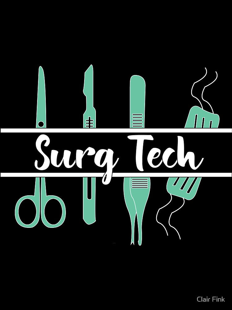Sure Tech-White writing by Clair Fink