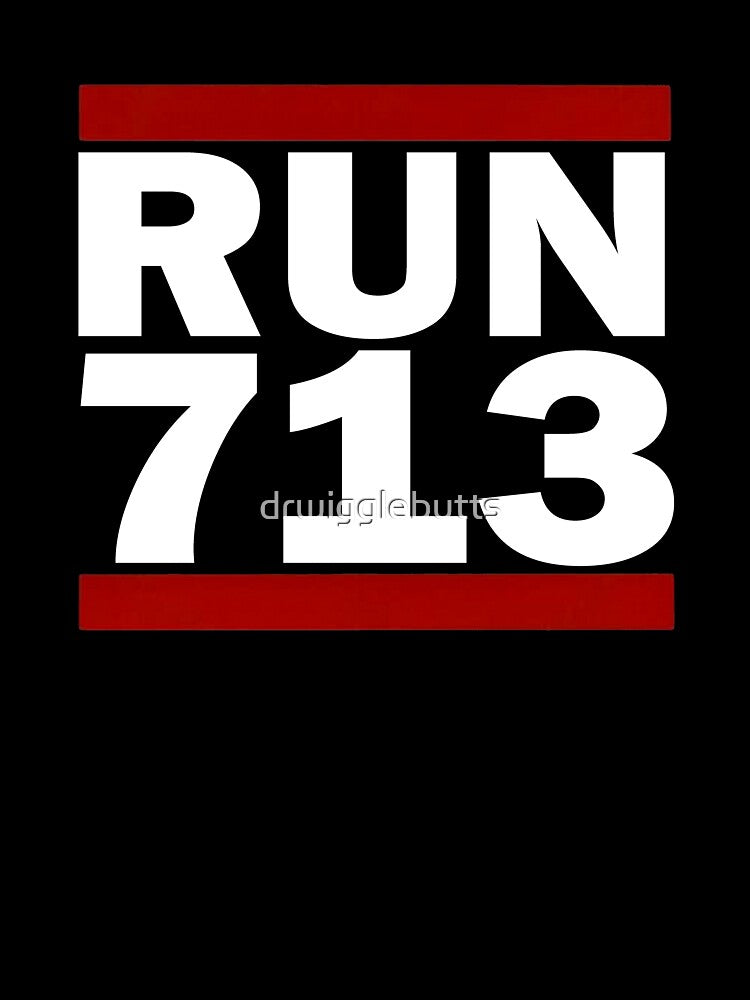 713 Design Run Texas Area Code Design Texas Running Gifts by drwigglebutts