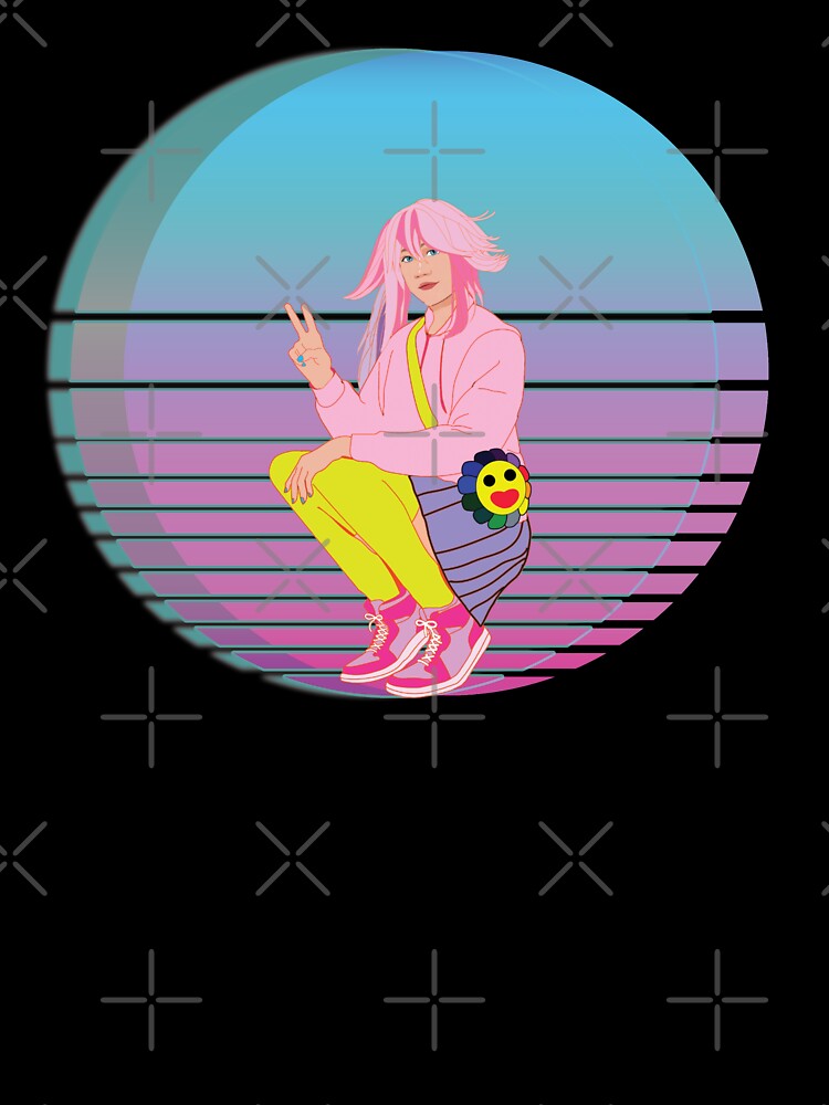 Vaporwave aesthetic kawaii girl by Feline Rockstars