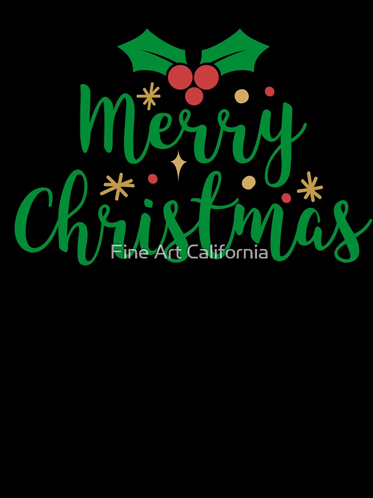 Merry Christmas by Fine Art California