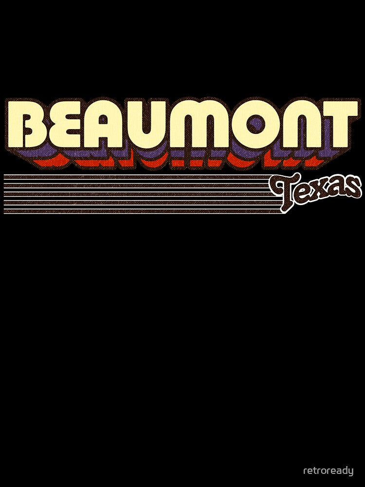 Beaumont, Texas | Retro Stripes by retroready