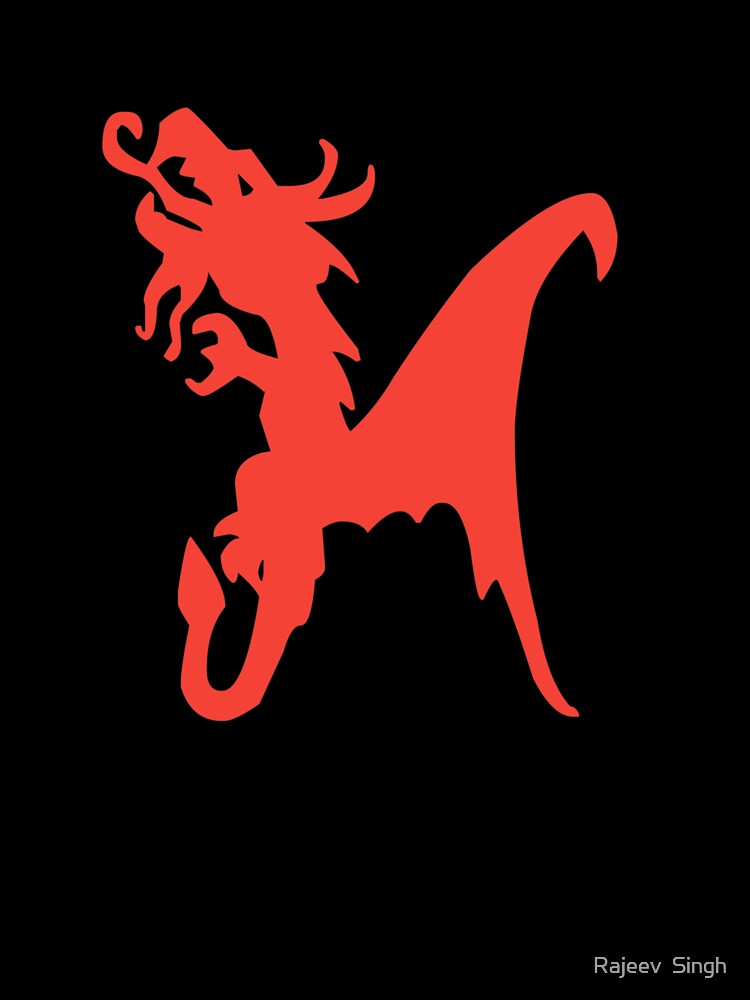 Dragon Initial Monogram H by Rajeev  Singh