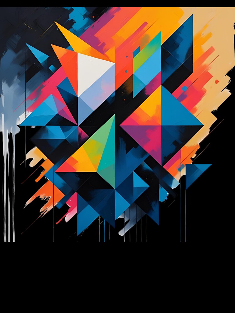 Abstract Geometric Shapes – Modern Forms with Gradients & Playful by catcurio
