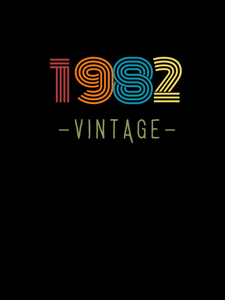 VINTAGE 1982 NEON RETRO DESIGN by Frame and Flames