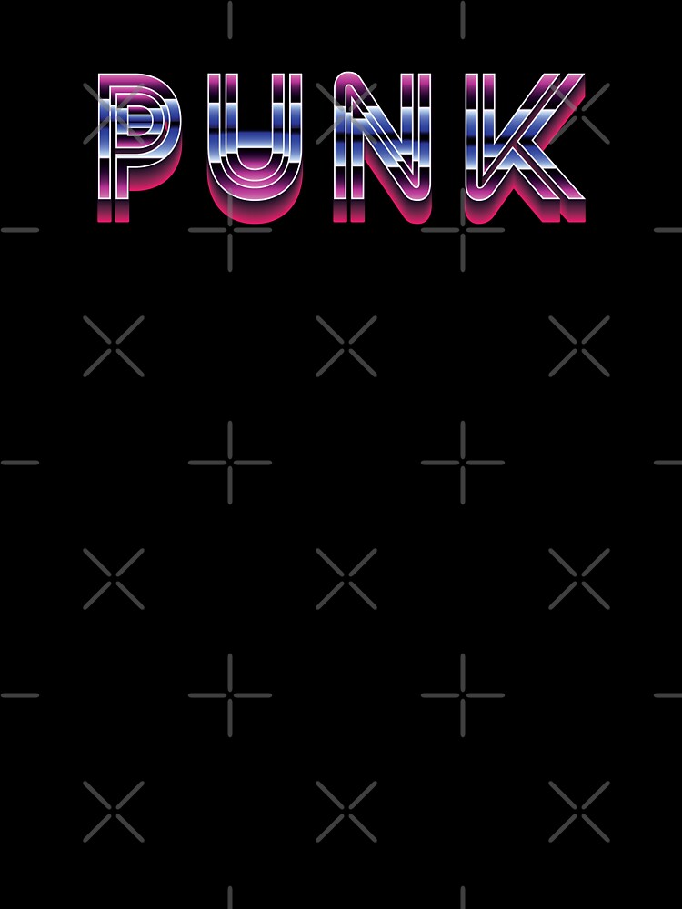 Punk - 80s Neon by Whimsical  Thinker